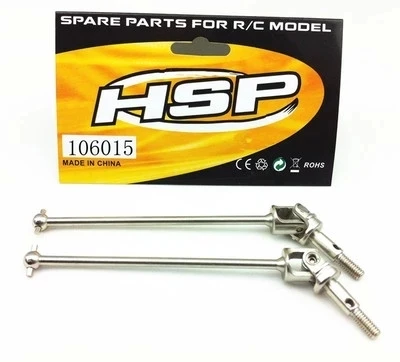 HSP 1/10 Aluminum Parts 106015 Universal Dogbone Shaft Joint 2P 06047 Upgrade For RC Buggy Warhead 94106