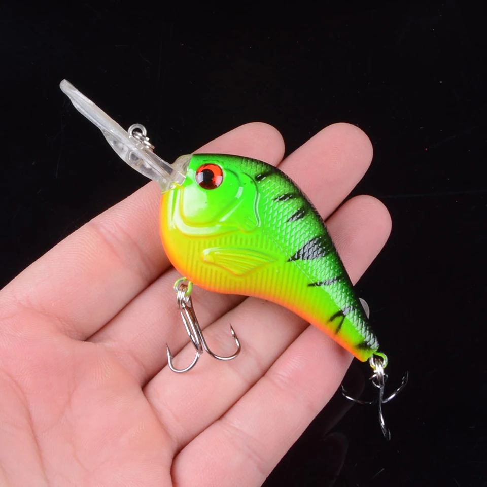 1pcs Crank Richiamo di Pesca Artificiale Dura Esche 9.5cm/10.8g Crankbait Jerkbait Pesca Wobbler Affrontare Buona Treble ganci Tackle