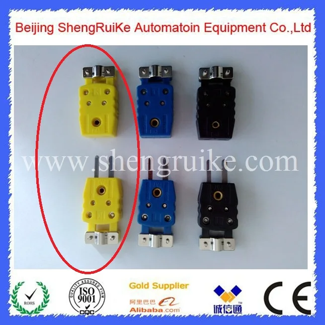 Integral Cable Clamp Cap Thermocouple Connector K J  T