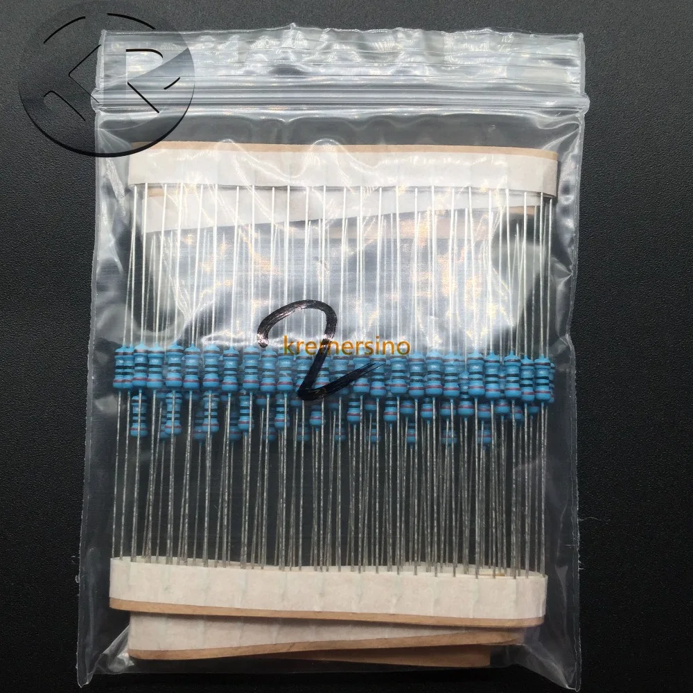 Resistor set for Vehicle Airbag Repairing 2ohm 2.2ohm 2.4ohm 2.7ohm 3.0ohm 3.3ohm 600 pieces of resistor
