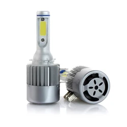 Muxall  Super bright Auto H15 H7 H1 H4 LED Car Headlights Bulbs COB Chip 36W 7800LM H15 LED Car Light White 6000K LED Bulbs