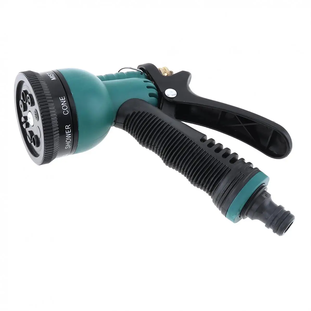 High Pressure 7 Pattern Nozzle Water Gun with Telescopic Pipe and Press Type Switch for Vehicle Cleaning / Gardening Watering