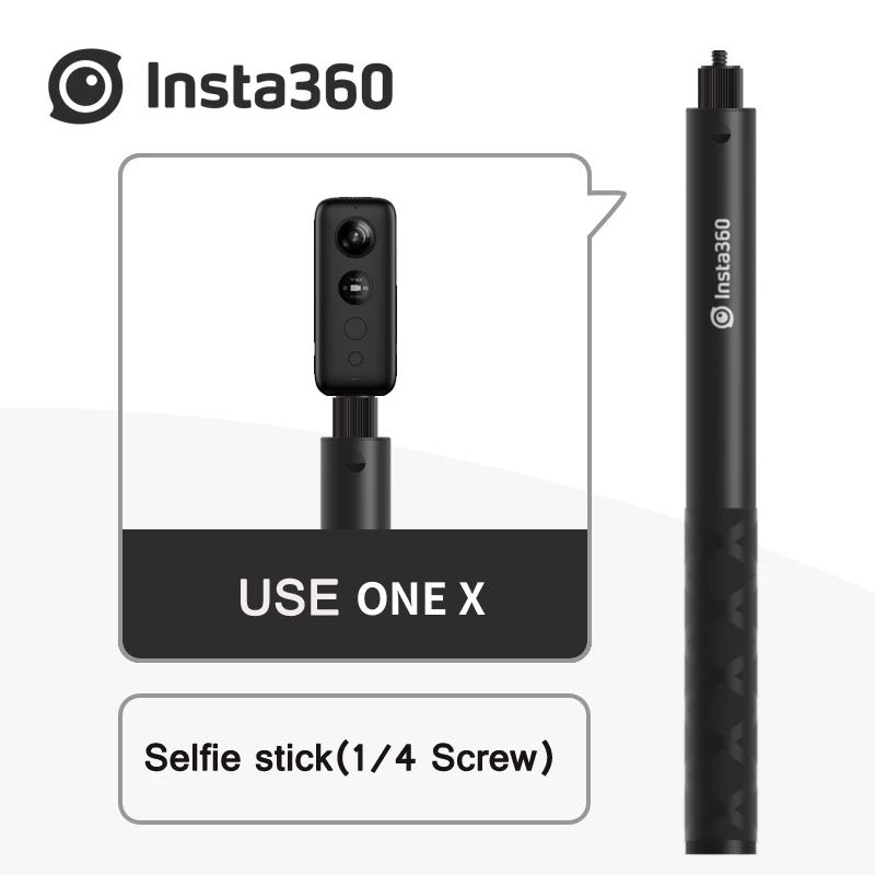 

Insta360 ONE X /ONE R Selfie Stick Monopod 1/4 Screw Port Handheld for Insta 360 One 360 VR Panorama Camera Accessories