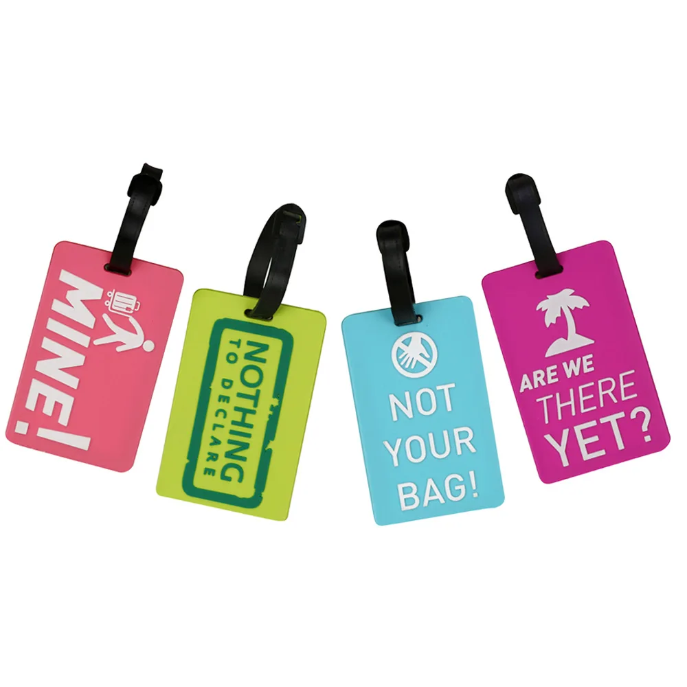 2018 New Suitcase Luggage Tags Identifier Label ID Address Holder Environmental Protection Cover Luggage Tag Travel Accessories