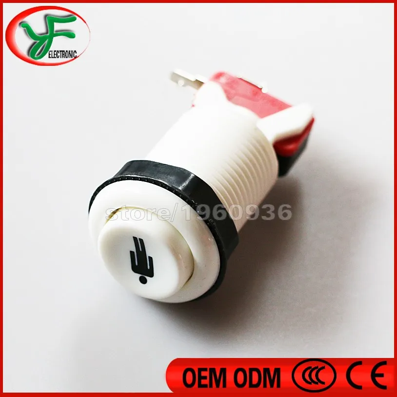 5pcs/lot Arcade Push Button Durable Multicade MAME Jamma Game American style Push Button Long Switch Mult-color