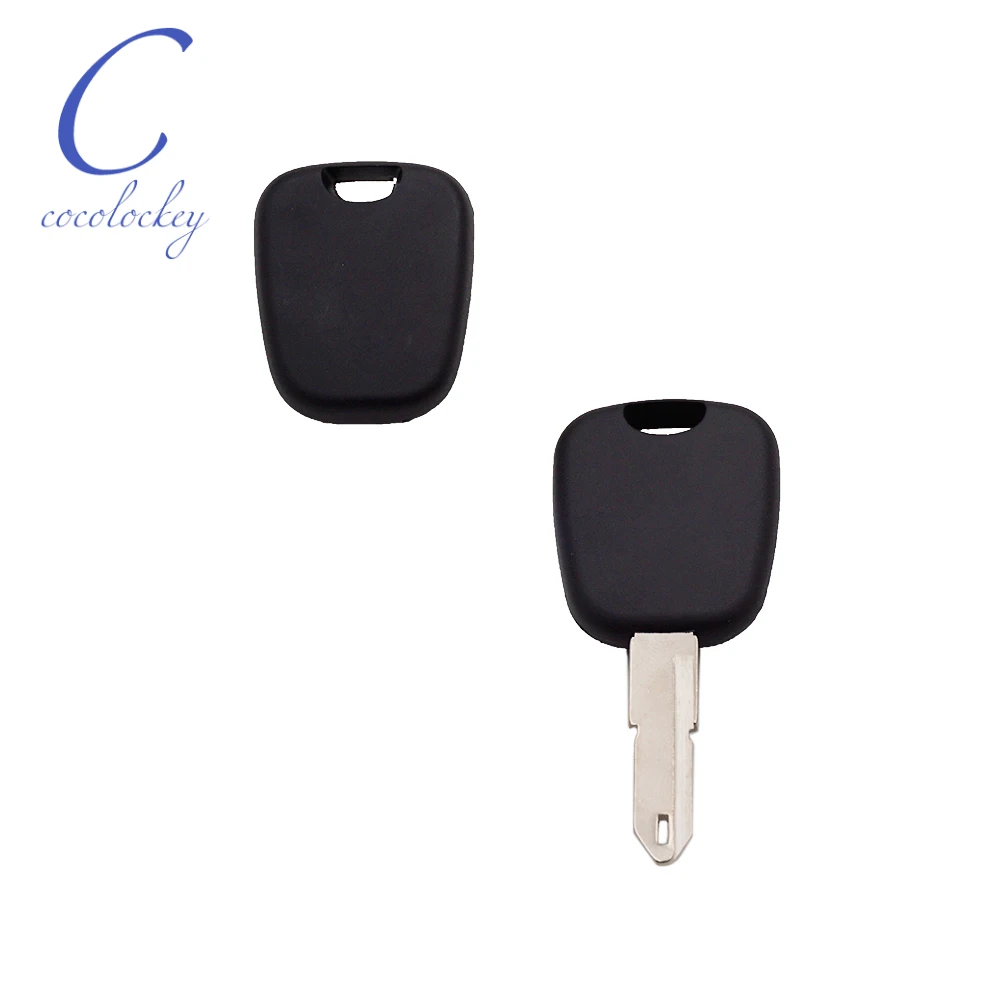 Cocolockey Car Transponder Key Shell Fob No Chip Fit for Peugeot 106 206 206CC Chip Keys Uncut Blade 206 Model 10pcs/lots