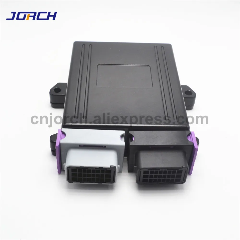 1 kits 24 pin way black aluminum 2 hole car lpg ecu controller case with matching connectors