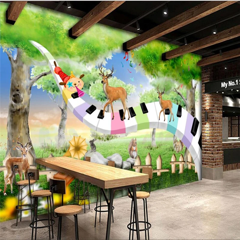 

beibehang Beautiful landscape children's room cartoon children's room children's room wall murals custom large mural wallpaper