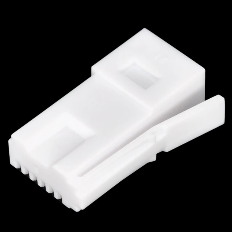 CNCOB 6P4C British crystal head, telephone line connector RJ11 modular plug Cat3 4-pin connector, bending resistant shrapnel