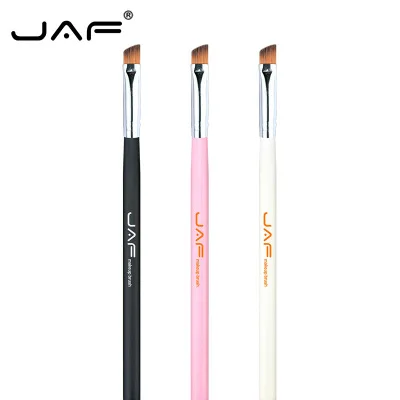 300pcs JAF Brand Angled Eyebrow Brush Synthetic Taklon Hair Gel Eyeliner Brush Brand Make Up Eye Liner Brush Bevel Brush for Eye