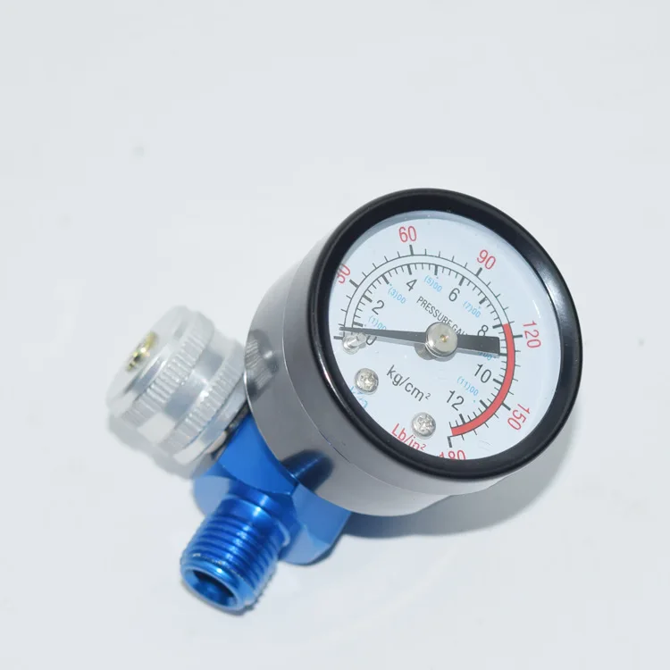 Новый датчик давления воздуха с фильтром HVLP, краскопульт, регулятор, часы для регулировки давления краски
