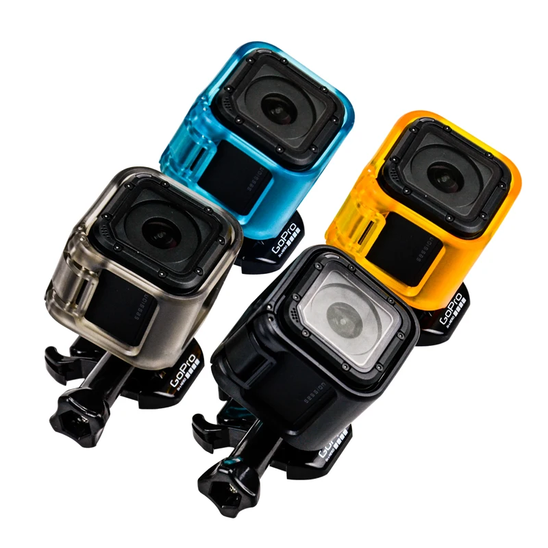 Go pro Accessories Back Side Frame Case Protective Housing Cover for GoPro Hero 4 Session Camera Black