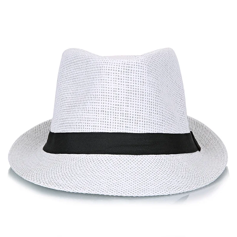 Middle aged and elderly men summer flax breathable small cap travel visor cap collapsible straw，Wide brimmed straw hat，Beach cap