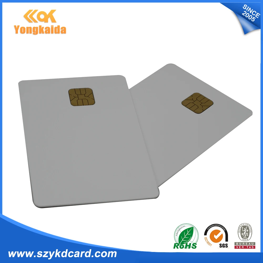 

Hot sale 1000pcs/lot Blank Smart Contact Card Fudan ATMEL24C64 64K Memory AT24C64 White Contact Card Credit Card Size CR80