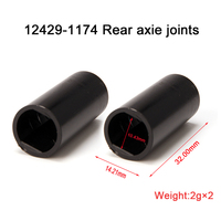 Wltoys 1:12 RC Car Spare Parts 12429-1174 Rear Axie Joints Rear Bridge Joint Accessories for 12429