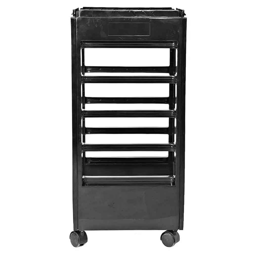 

Adjustable Height Trolley Beauty Tools Multi-functional rack 5 Drawers Hair Salon Instrument Storage Cart