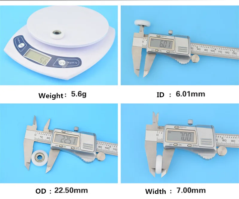 SWMAKER 6*22.5*7 túi nylon cao su mang ròng rọc 3 d máy in oubiao 20 CNC khắc máy nhôm bánh xe theo dõi