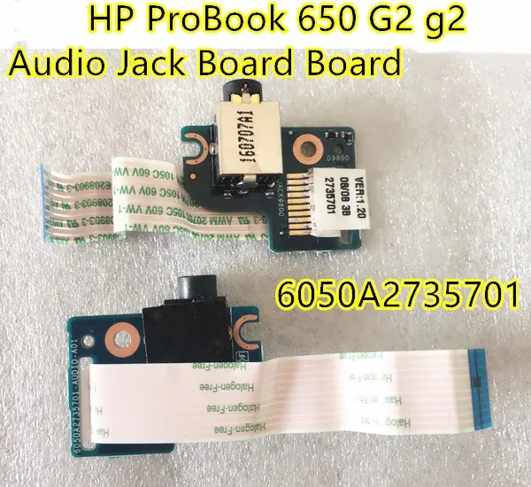 Voor HP ProBook 650 G2 655 G2 originele laptop audio board geluidskaart board met kabel 6050A2735701