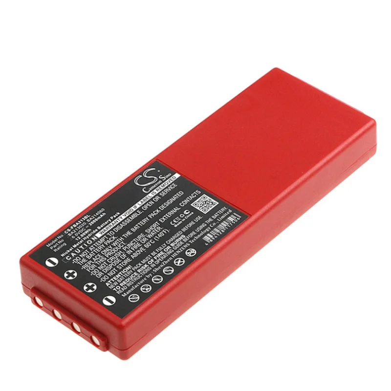 

Battery for HBC Radiomatic Spectrum 2 & 3 New NI-MH Rechargeable Replacement 6V 2000mAh 005-01-00466,BA213020,BA214060,BA214061