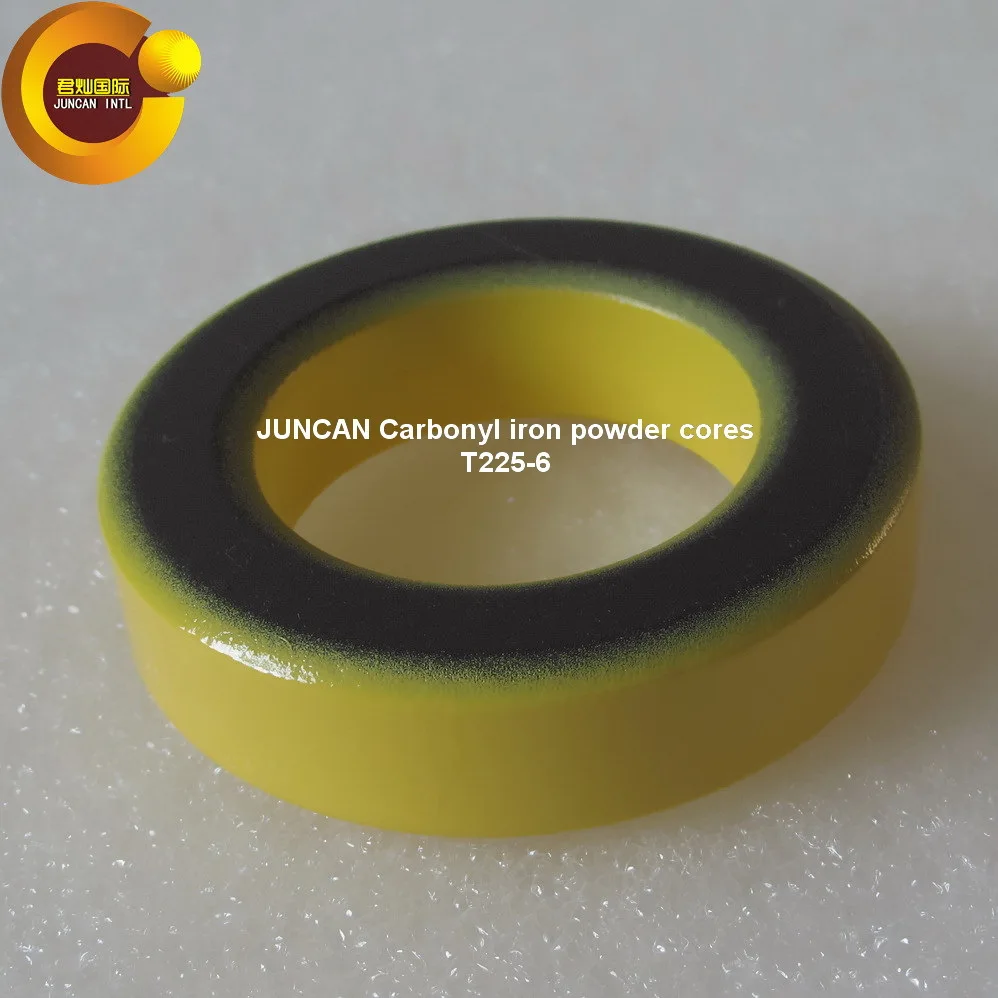 T225-6 High Frequency RF Carbonyl Iron Powder Magnetic Cores