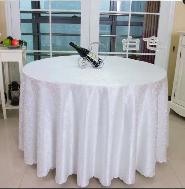 

Table cloth Table Cover round for Banquet Wedding Party Tables Satin Fabric Table Clothing Wedding Tablecloth Home Textile WT021