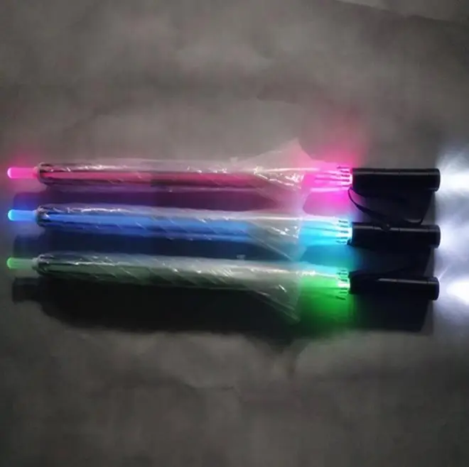 10pcs/lot Cool Blade Runner Light Saber LED Flash Light Umbrella rose umbrella bottle umbrella Flashlight Night Walkers SN1006