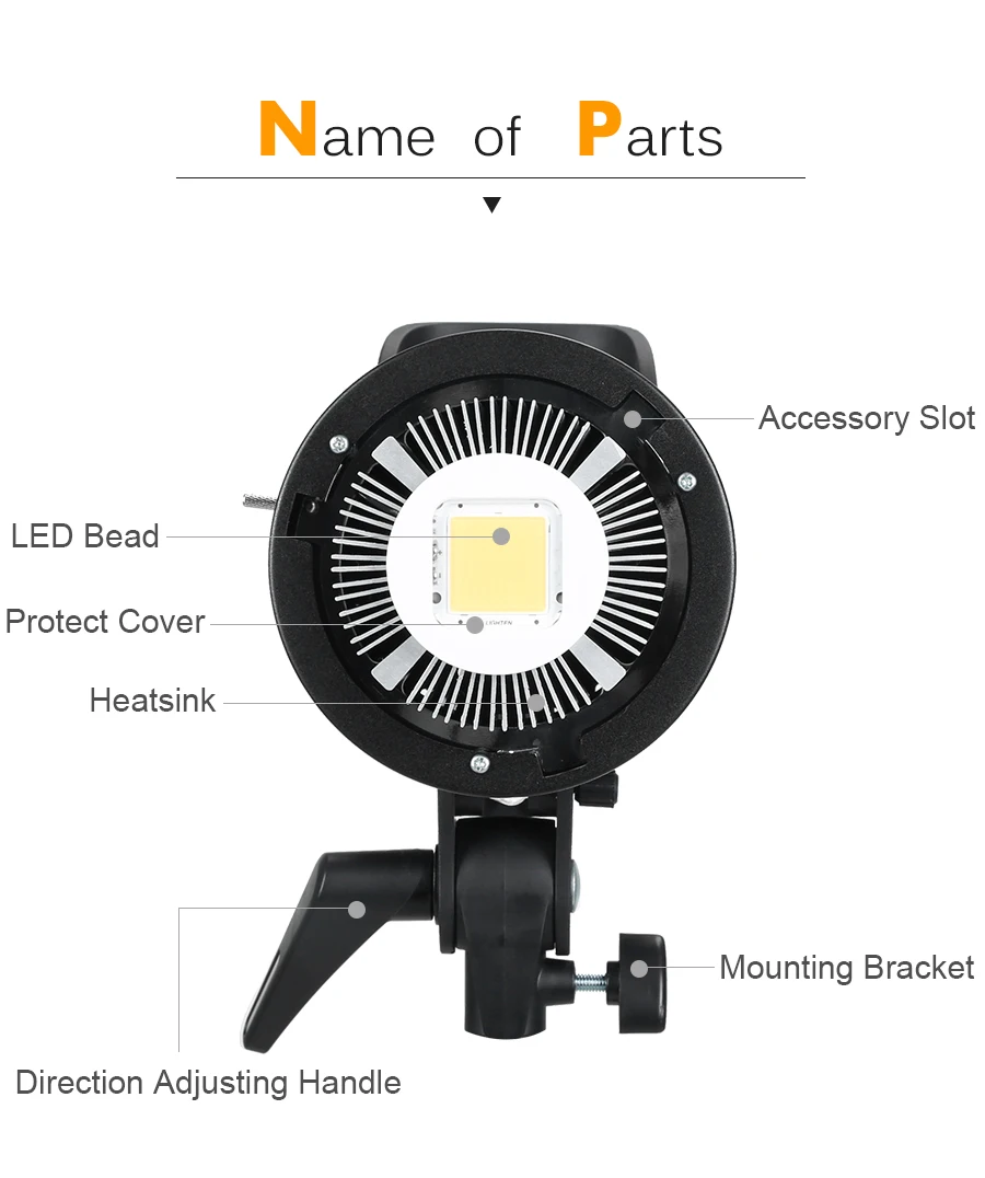 Godox LED ビデオライト SL-60W SL60W 5600K ホワイトバージョンビデオ
