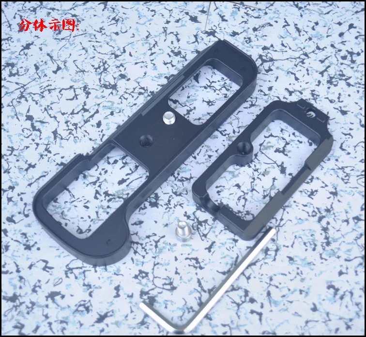 A forma di L scatto verticale staffa piastra a sgancio rapido supporto impugnatura per Fuji Fujifilm X-T2 XT2 fotocamera Arca treppiede svizzero