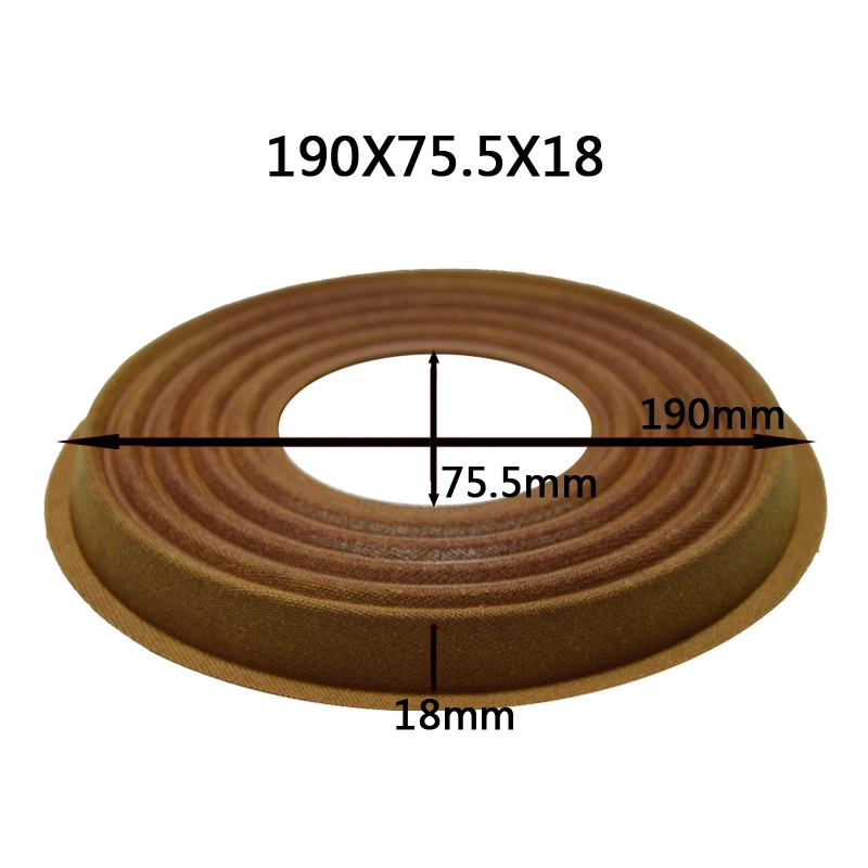 2pcs 190x49.5/190x75.5/190x100mm Elastic Wave Loudspeaker Subwoofer Woofer Bass Speaker Repair Spider Damper