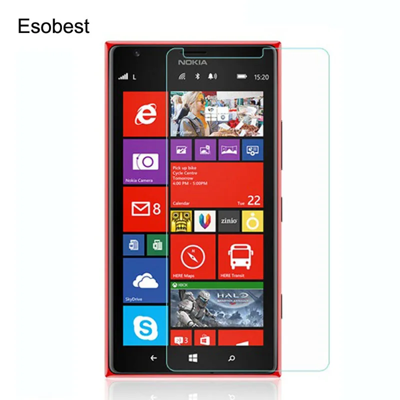Vidro temperado Esobest para protetor de tela Microsoft Nokia Lumia 730 925, 2 unidades