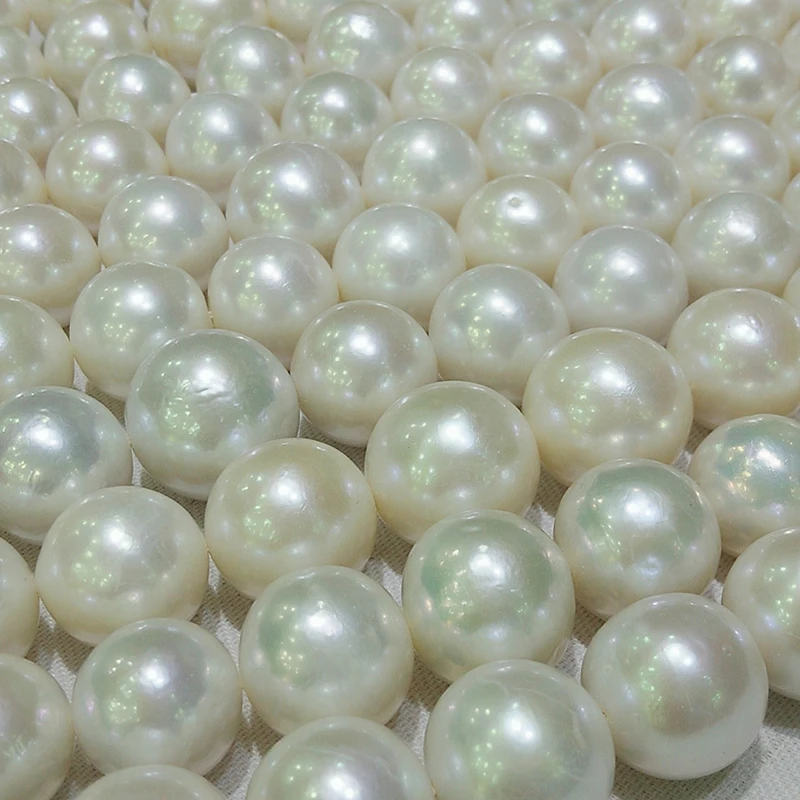 MADALENA SARARA AAA Freshwater Pearl Natural White Pearl Exquisite Glossy Loose Pearl 7-13mm