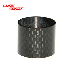 LureSport Short 5pcs 3K woven carbon tube carbon blank Rod building component Pole Repair DIY Accessories