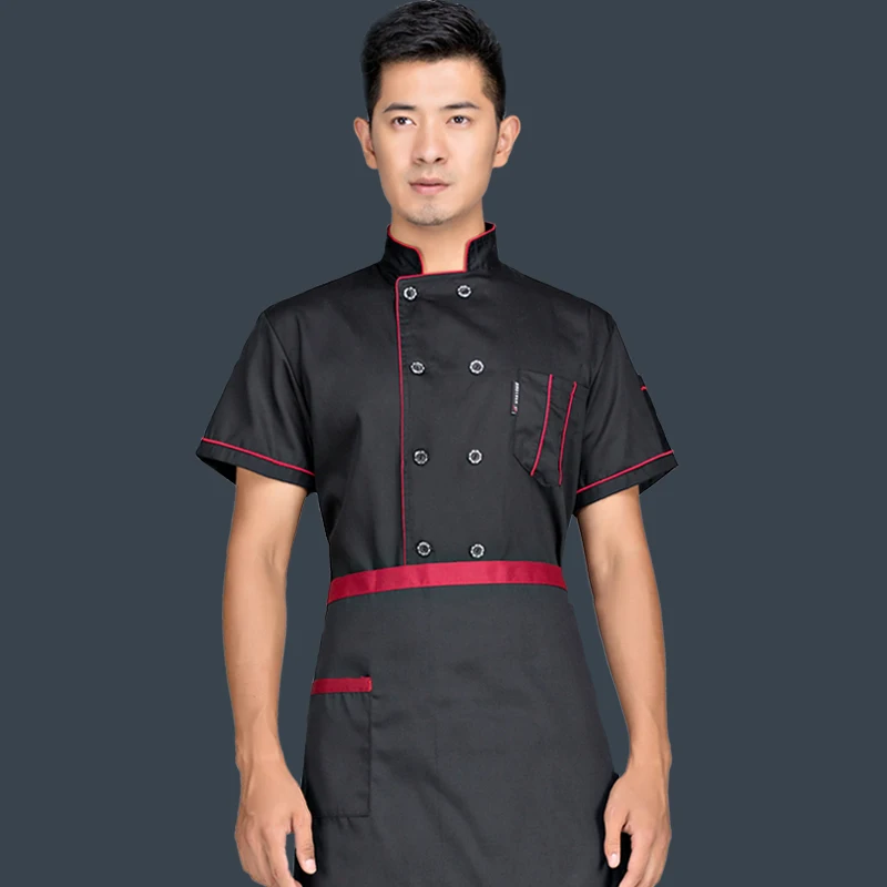 Nieuwe Collectie Herfst & zomer Hotel Restaurant Keuken Man Chef Jacket Lange mouwen en korte mouwen Werkkleding Uniform koken Kleding