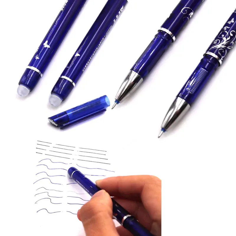 3Pcs/set Erasable Gel Pen Refills Is Red Blue Ink Blue /Black A Magical Writing Neutral Pen For School Office Stationery