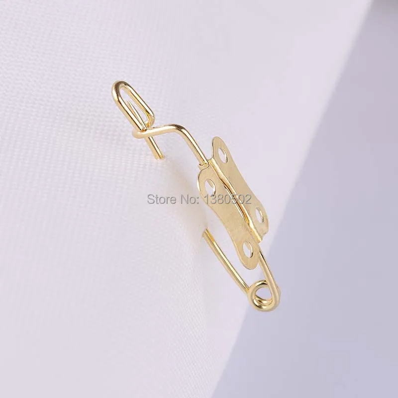 30pcs /lot Gold safety pins 30*11mm unique design DIY Sewing Tools