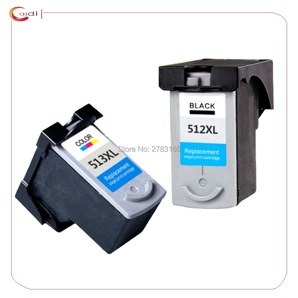 2pack  Ink cartridge compatible for Canon PG-512 CL-513 PG 512 CL 513XL  for Canon MP240 MP250 MP270 MP230 MP480 MX350 IP2700