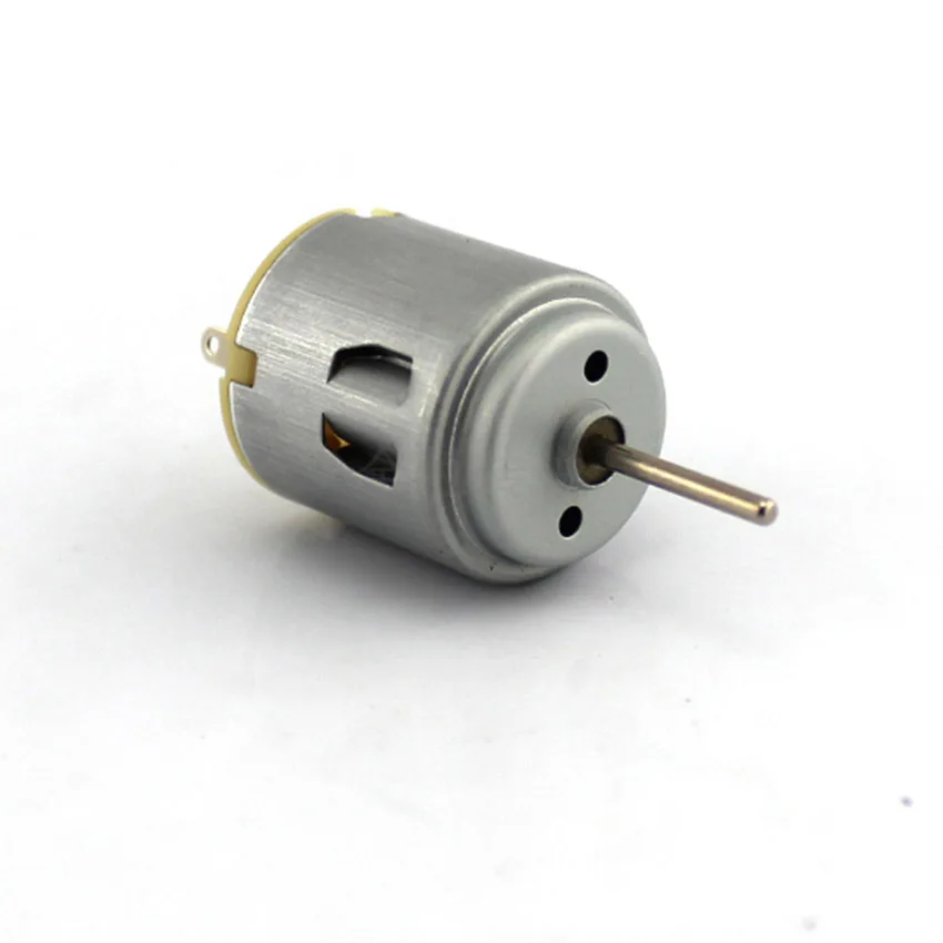 3-6V 8000RPM Mini Micro Small DC Motor for DIY Toys Hobbies Smart Car Round Motors 2.7cm Model Airplane Aircraft Making