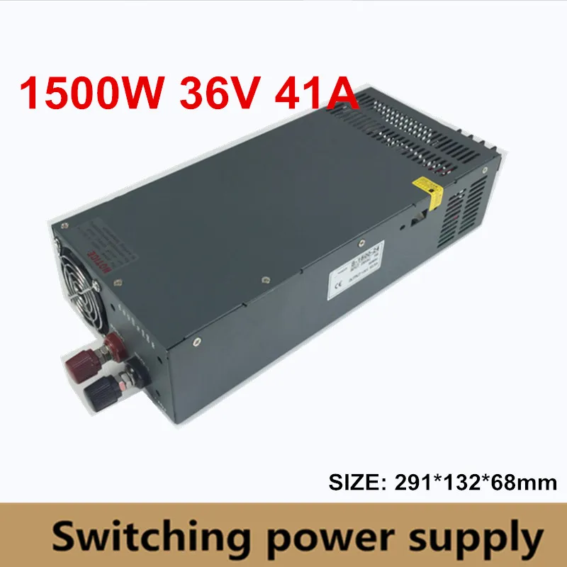 

Switching Switch Power Supply DC 36V 41A 1500W Voltage Transformer 110V 220V AC DC36V SMPS For LED Strip Display Light CNC CCTV