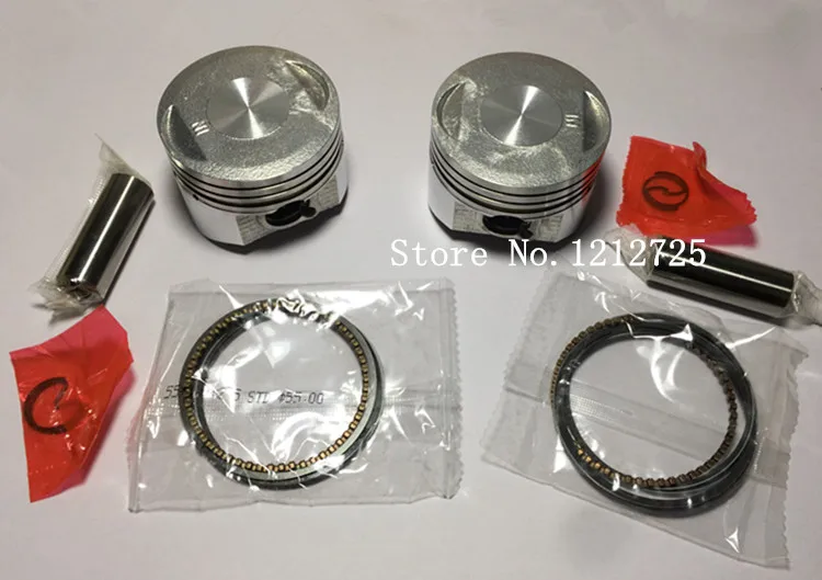 Suitable for Honda CA250 DD250 CBT250 twin-cylinder motorcycle 53mm Modification 55mm piston ring Assembly pin 15mm