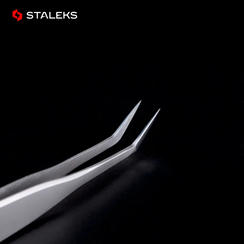 High quality beauty eyelash tweezers  high precision anti-static tweezers best eyelashes tool TE-40/9