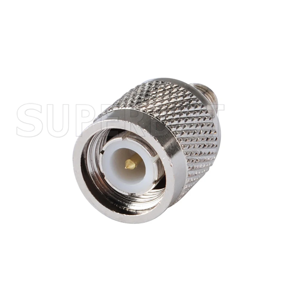 Superbat SMA-TNC Adapter SMA Female to TNC Male Straight RF Coaxial Connector for Wireless Antenna