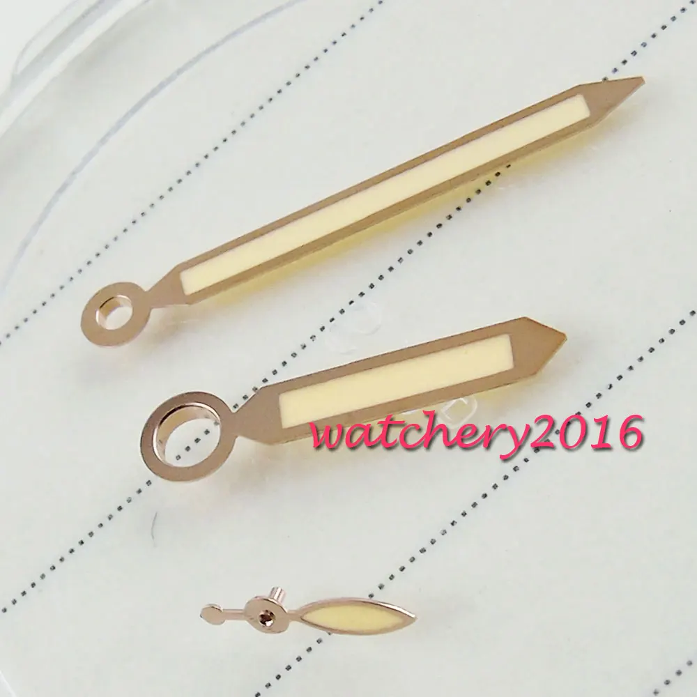 high quality Rose Gold Color watch hands for ETA 6497 6498 ST36 movement watch hands