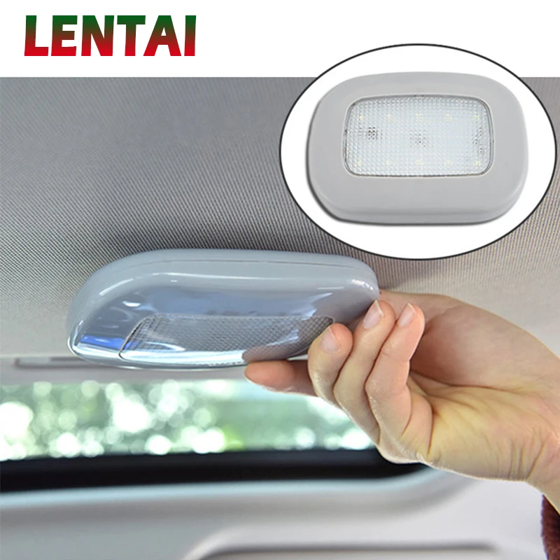 LENTAI For Renault megane 2 duster captur clio 4 Citroen c4 c5 Abarth Car LED reading light Trunk ceiling lamp DIY with stickers