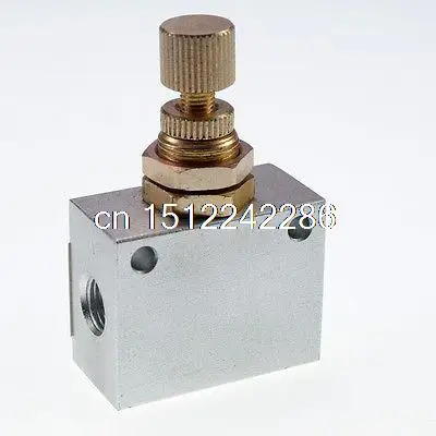 

1 PCS KLA-6 1/8" BSPT Pneumatic Air Flow Speed Control Valve Throttle Valve