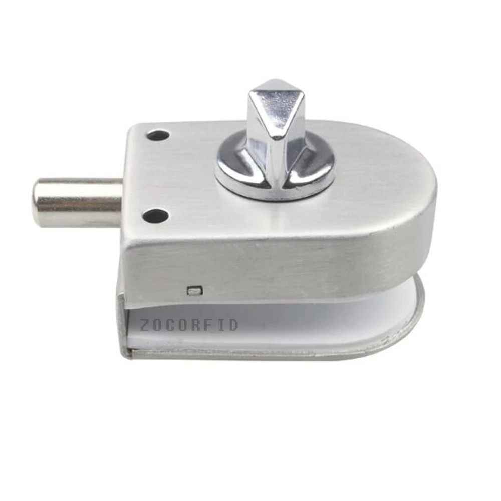 Stainless steel,Glass Door Latches Lock/bolt,138A ,Without drilling,for single glass door, Frameless glass door