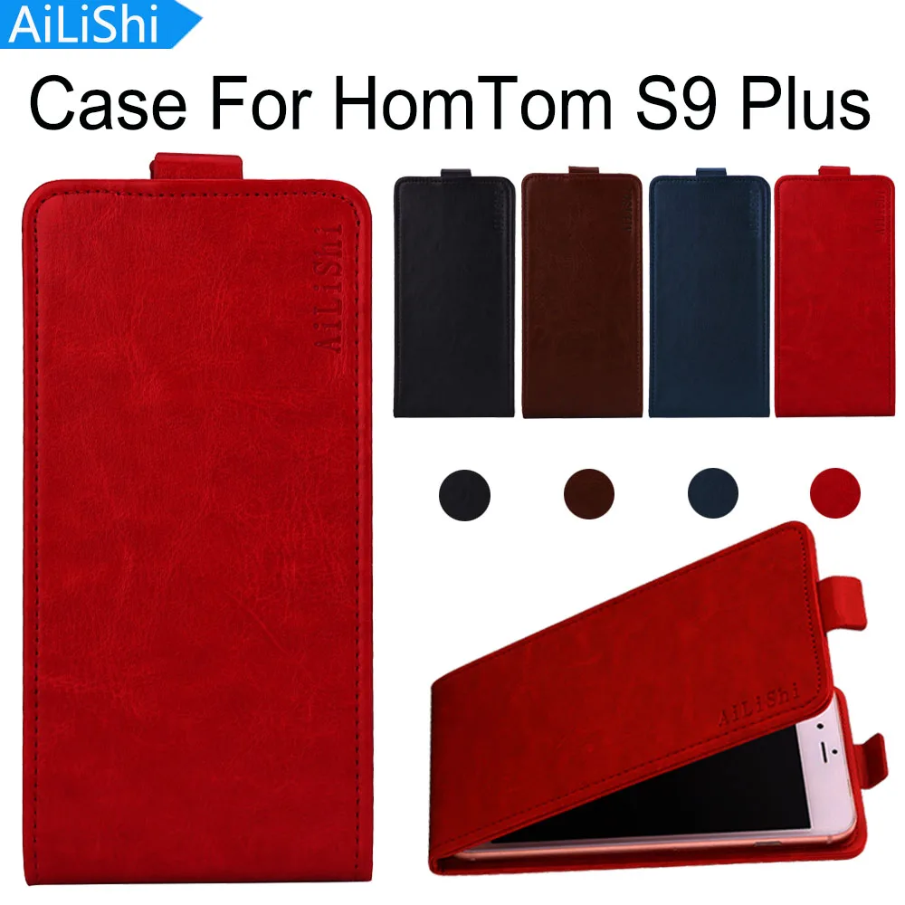 AiLiShi Factory Direct! Case For HomTom S9 Plus PU Flip Fashion Leather Case Exclusive 100% Special Phone Cover Skin+Tracking