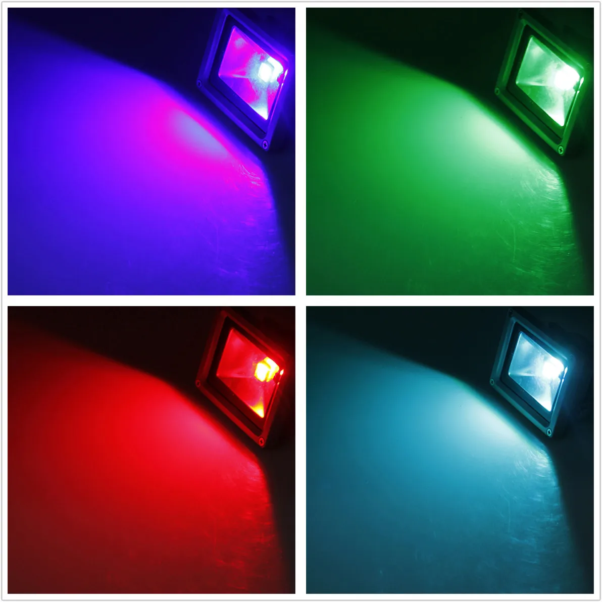 Imagem -05 - Rgb Conduziu a Iluminação Exterior Impermeável 220v 110v 12v 24v do Jardim das Luzes de Inundação 220v 10w