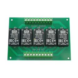 Placa de Controlador Led de 5 canales con controlador LED de reducción de corriente constante Original, LDD350H, LDD500H, LDD600H, LDD1000H, MEANWELL