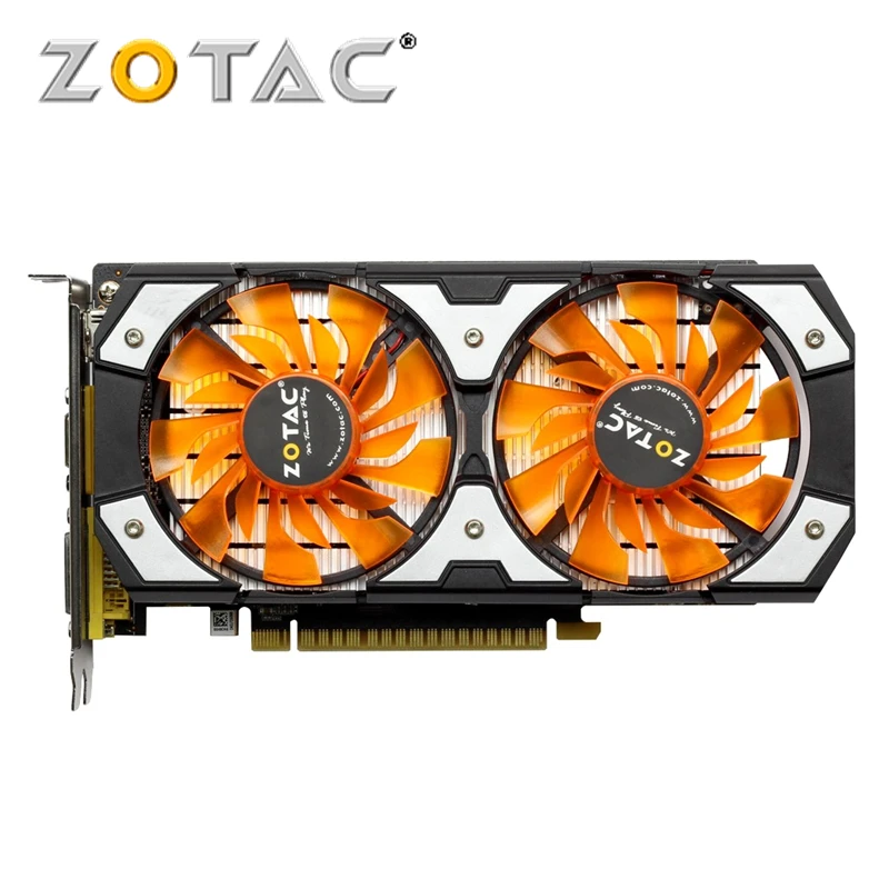 الأصلي ZOTAC GTX 750Ti 2GB بطاقة جرافيكس وحدة معالجة الرسومات VGA ل nVIDIA بطاقات الفيديو GeForce GTX 750 Ti 2GB خريطة HDMI VGA DVI PCI-E X16