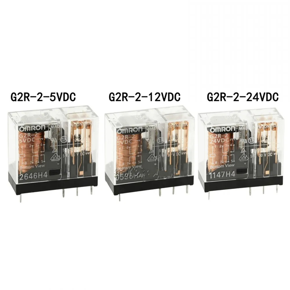 

New original Relay G2R-2-5VDC G2R-2-12VDC G2R-2-24V G2R-2 12VDC Power relays 5V/12V/24V 5A 8PIN 10 PCS